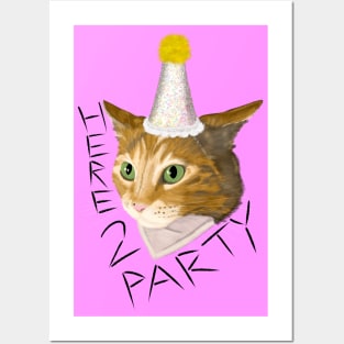 Party Animal w/ Text Posters and Art